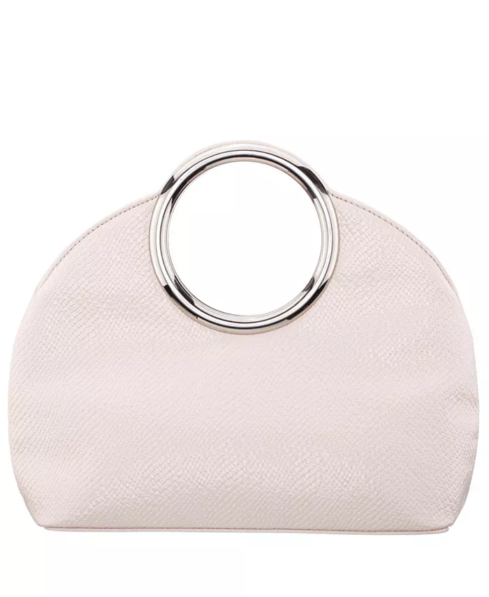 Сумка-хобо с тиснением под змею и металлическими ручками Nina, слоновая кость/кремовый
Сумка-хобо с тиснением под змею и металлическими ручками Nina, слоновая кость/кремовый