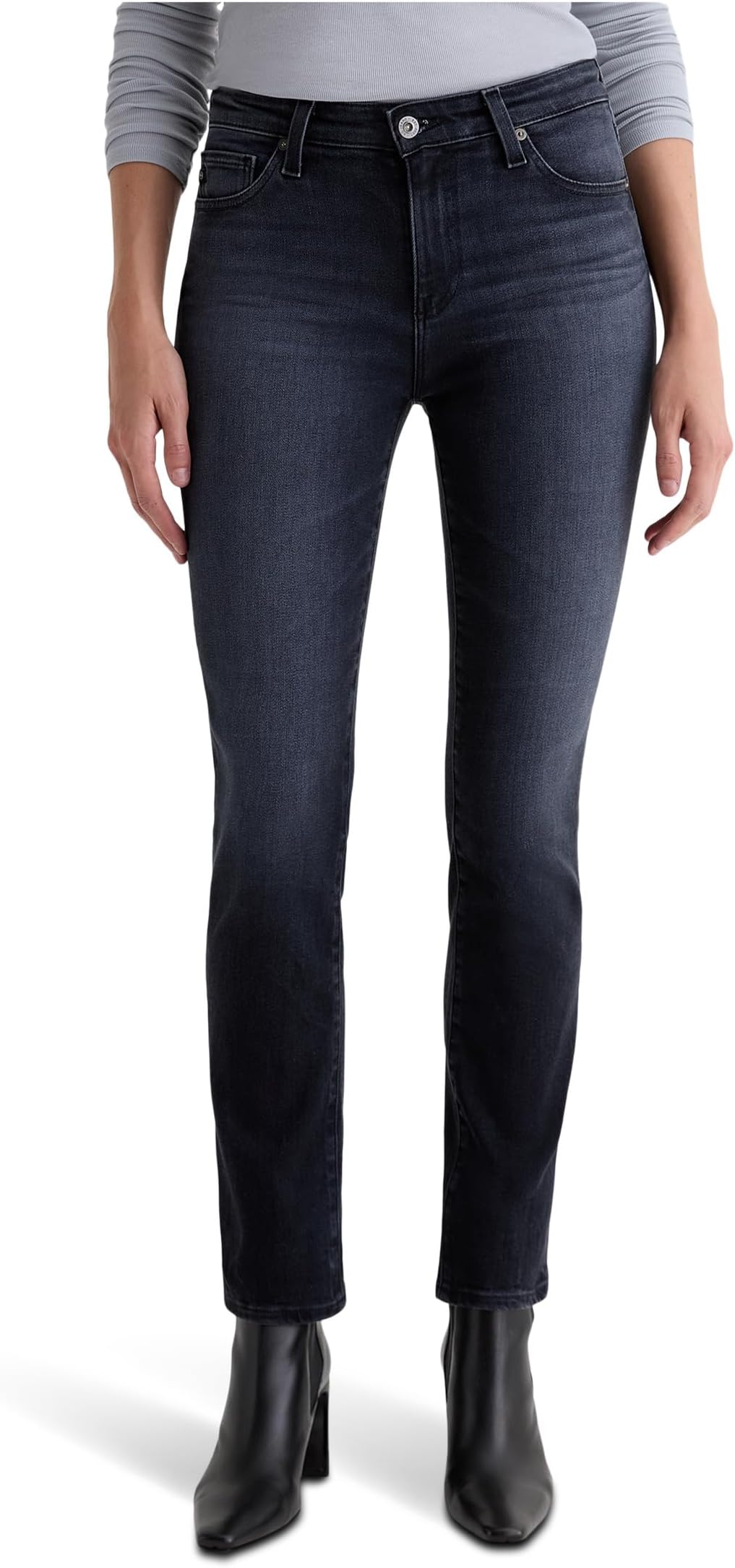 Женские джинсы Mari средней посадки Slim Straight Jeans в Glitch AG Jeans, Glitch
Женские джинсы Mari средней посадки Slim Straight Jeans в Glitch AG Jeans, Glitch