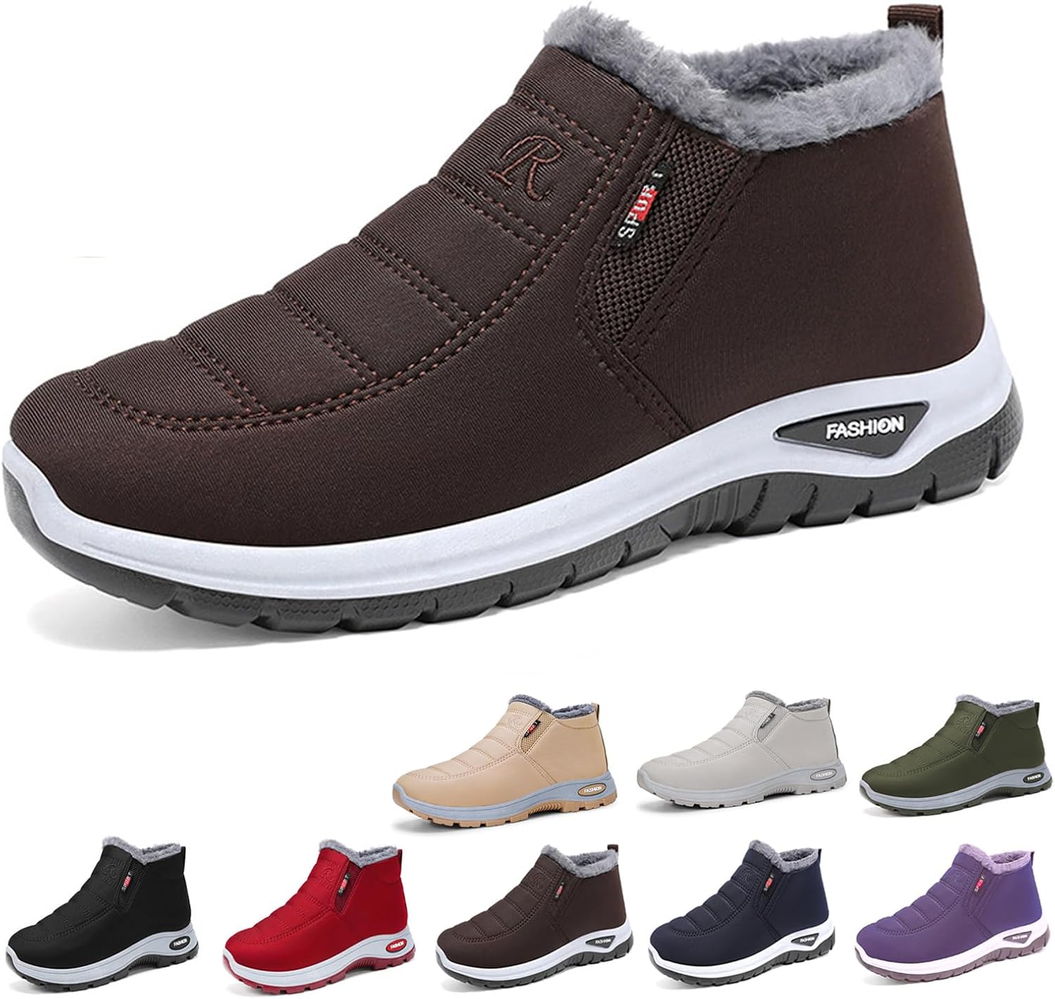 Теплые ботинки для женщин и мужчин, ботильоны без шнурков, рождественские ботинки со снеговиками, пушистые, нескользящие, утепленные, с удобной подошвой Generic, коричневый
Теплые ботинки для женщин и мужчин, ботильоны без шнурков, рождественские ботинки со снеговиками, пушистые, нескользящие, утепленные, с удобной подошвой Generic, коричневый