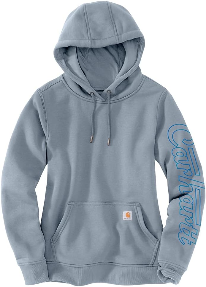 Carhartt Women's Rain Defender Relaxed Fit Midweight Graphic Sweatshirt, Neptune
Carhartt Women's Rain Defender Relaxed Fit Midweight Graphic Sweatshirt, Neptune