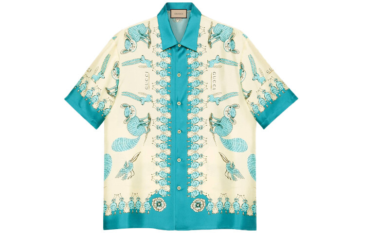 Рубашка мужская бежевая Gucci, бежевый
Рубашка мужская бежевая Gucci, бежевый