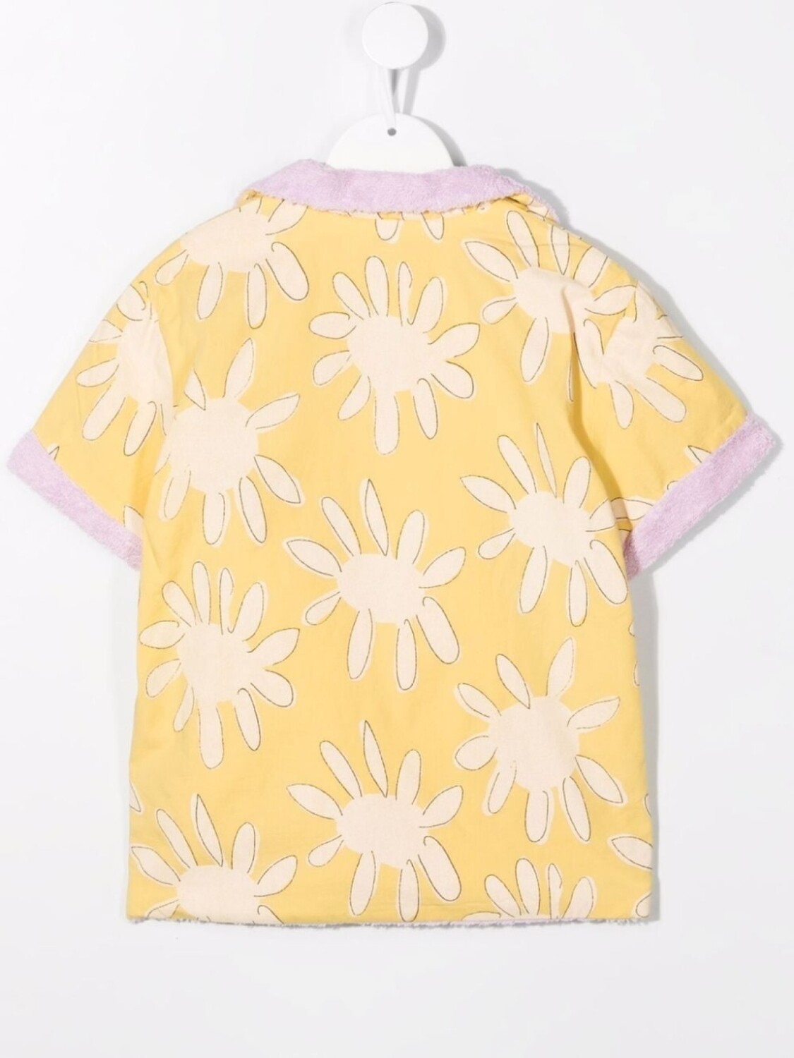 The Animals Observatory махровая рубашка поло с принтом, желтый 
The Animals Observatory махровая рубашка поло с принтом, желтый