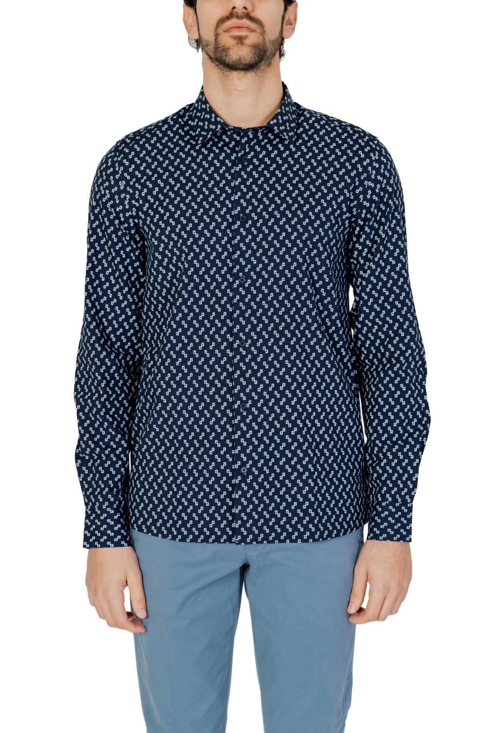 Рубашка Antony Morato с узором, синий
Рубашка Antony Morato с узором, синий