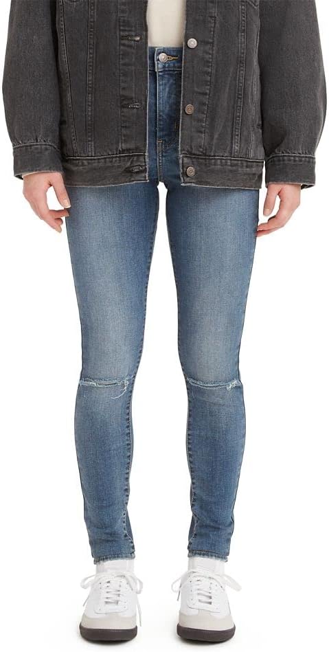 Женские классические джинсы скинни Levi's со средней посадкой, Dark Indigo Destructed
Женские классические джинсы скинни Levi's со средней посадкой, Dark Indigo Destructed