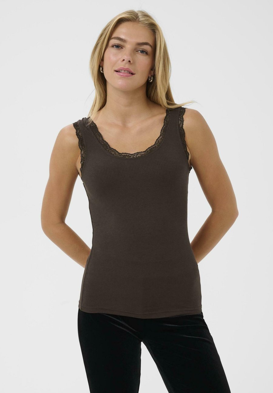 Топ Kaffe OMI , Black Coffee/Black
Топ Kaffe OMI , Black Coffee/Black