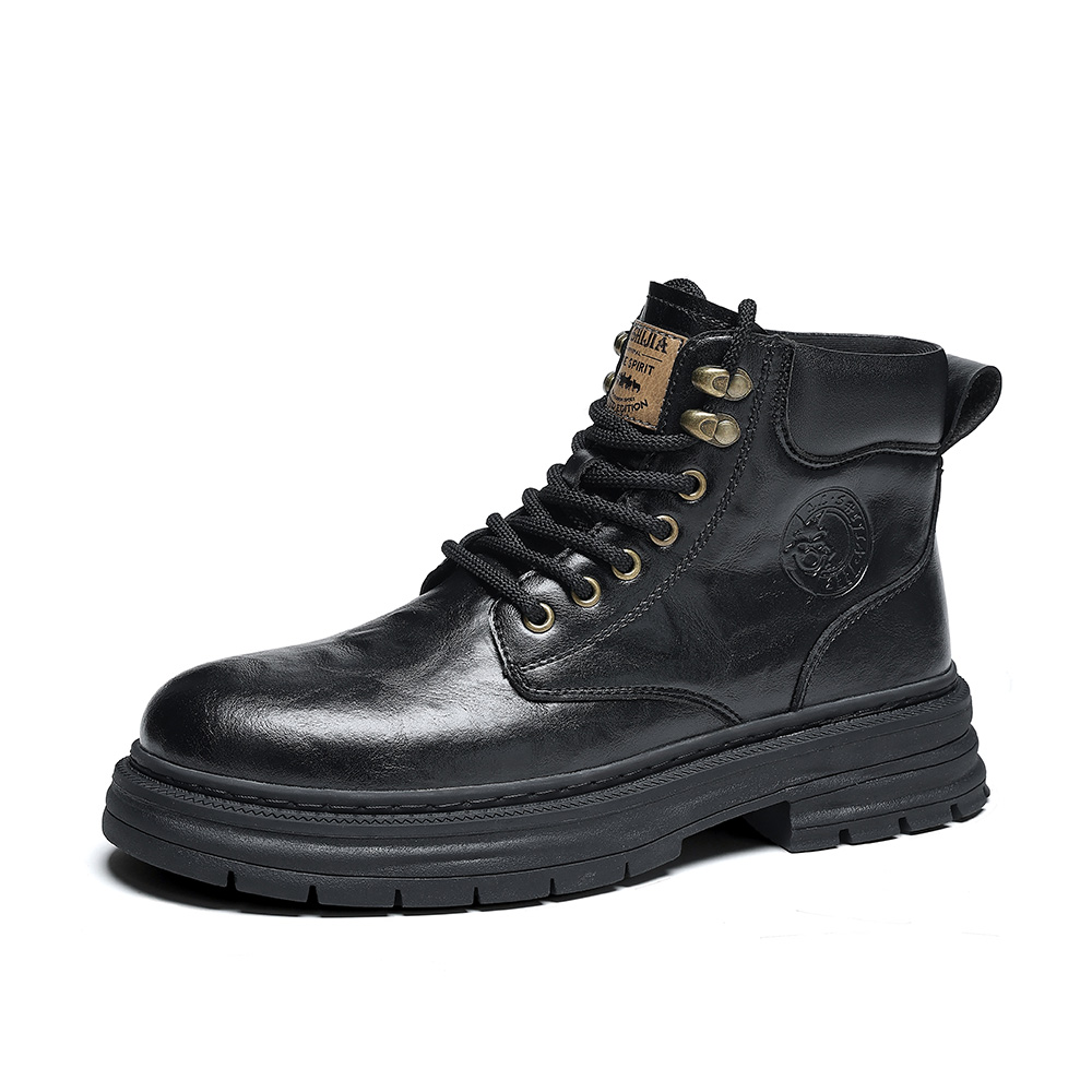 Короткие мужские ботинки Martin Wolves • Family QUNLANGSHIJIA, Black 
Короткие мужские ботинки Martin Wolves • Family QUNLANGSHIJIA, Black