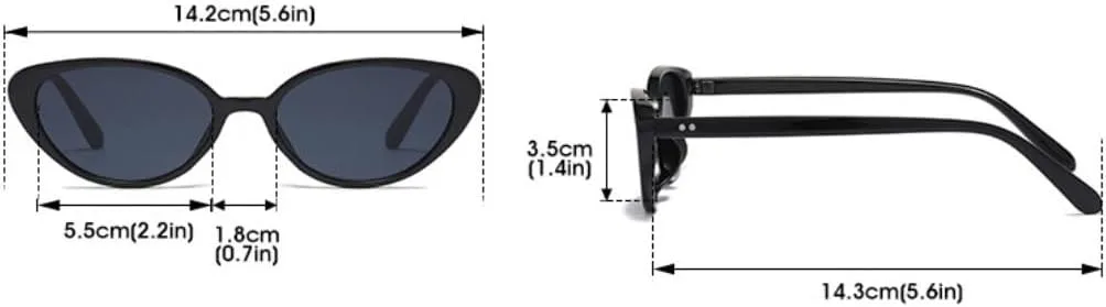 Женские солнцезащитные очки Rivets Brown Fashion Cat Eye в стиле ретро, солнцезащитные очки для женщин с защитой от УФ-излучения, фиолетовые VRTRFFTR, Red-black
Женские солнцезащитные очки Rivets Brown Fashion Cat Eye в стиле ретро, солнцезащитные очки для женщин с защитой от УФ-излучения, фиолетовые VRTRFFTR, Red-black
