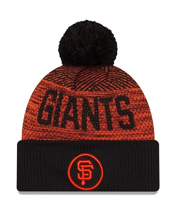 Мужская черная спортивная вязаная шапка San Francisco Giants Authentic Collection с манжетами и помпоном New Era
Мужская черная спортивная вязаная шапка San Francisco Giants Authentic Collection с манжетами и помпоном New Era