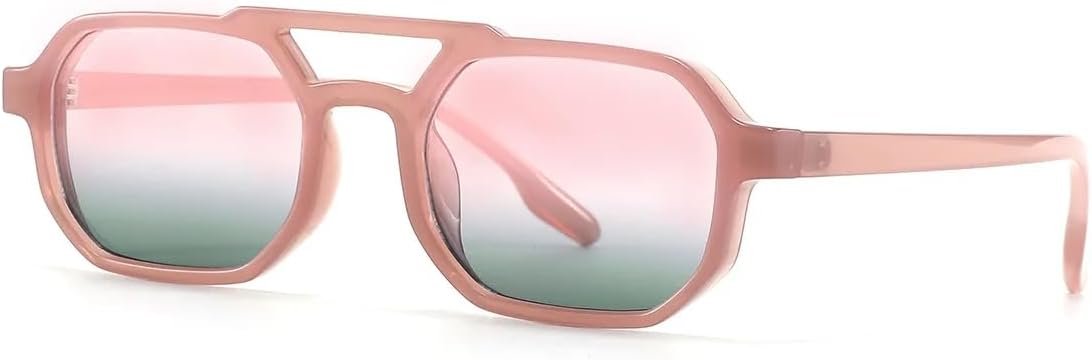 Винтажные солнцезащитные очки с двойной перемычкой для женщин и мужчин, модные очки с прозрачными линзами, трендовые солнцезащитные очки с заклепками, защита от УФ-излучения UV400 SZVVBKK, Pink
Винтажные солнцезащитные очки с двойной перемычкой для женщин и мужчин, модные очки с прозрачными линзами, трендовые солнцезащитные очки с заклепками, защита от УФ-излучения UV400 SZVVBKK, Pink