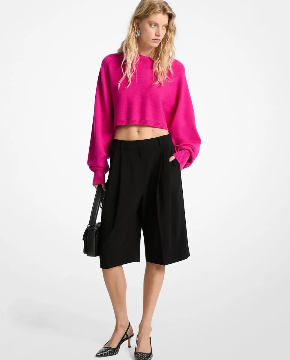 Женские шорты-бермуды свободного силуэта с заниженной талией Michael Michael Kors, черный
Женские шорты-бермуды свободного силуэта с заниженной талией Michael Michael Kors, черный