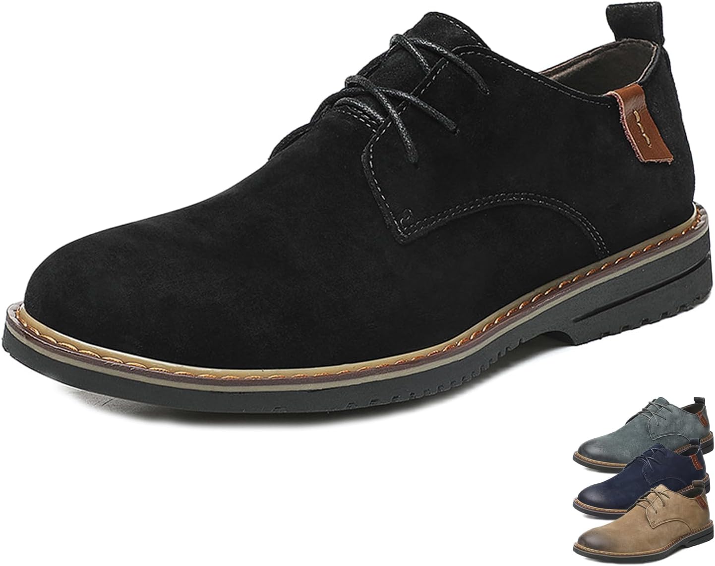 Мужские классические оксфорды на шнуровке, повседневные кожаные комфортные туфли, британские деловые с крыльями, противоскользящие формальные туфли Lymphvity, черный
Мужские классические оксфорды на шнуровке, повседневные кожаные комфортные туфли, британские деловые с крыльями, противоскользящие формальные туфли Lymphvity, черный