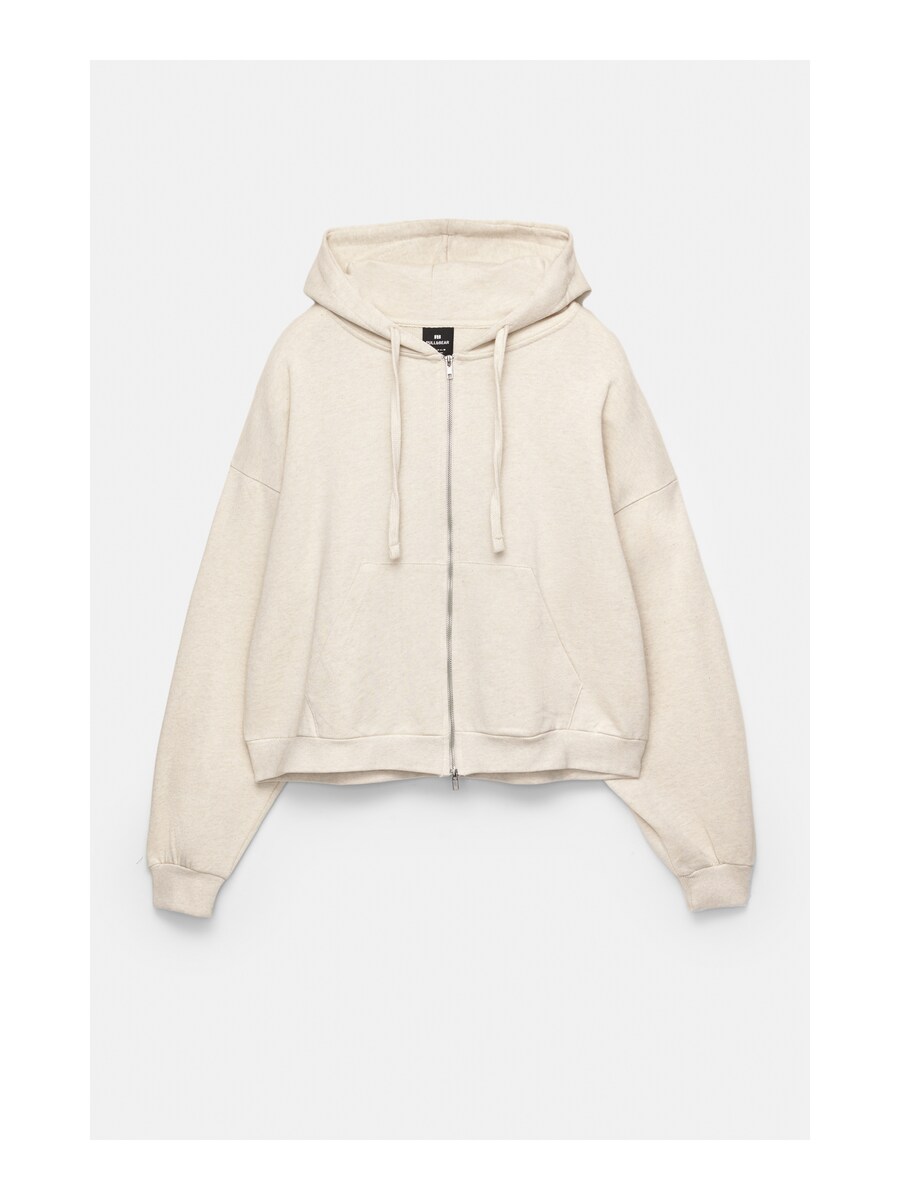 Толстовка с капюшоном на молнии Pull&Bear, песочный
Толстовка с капюшоном на молнии Pull&Bear, песочный