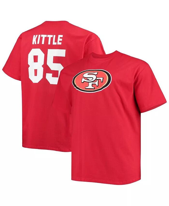 Мужская футболка George Kittle Scarlet San Francisco 49ers с именем и номером игрока для больших и высоких игроков Fanatics
Мужская футболка George Kittle Scarlet San Francisco 49ers с именем и номером игрока для больших и высоких игроков Fanatics
