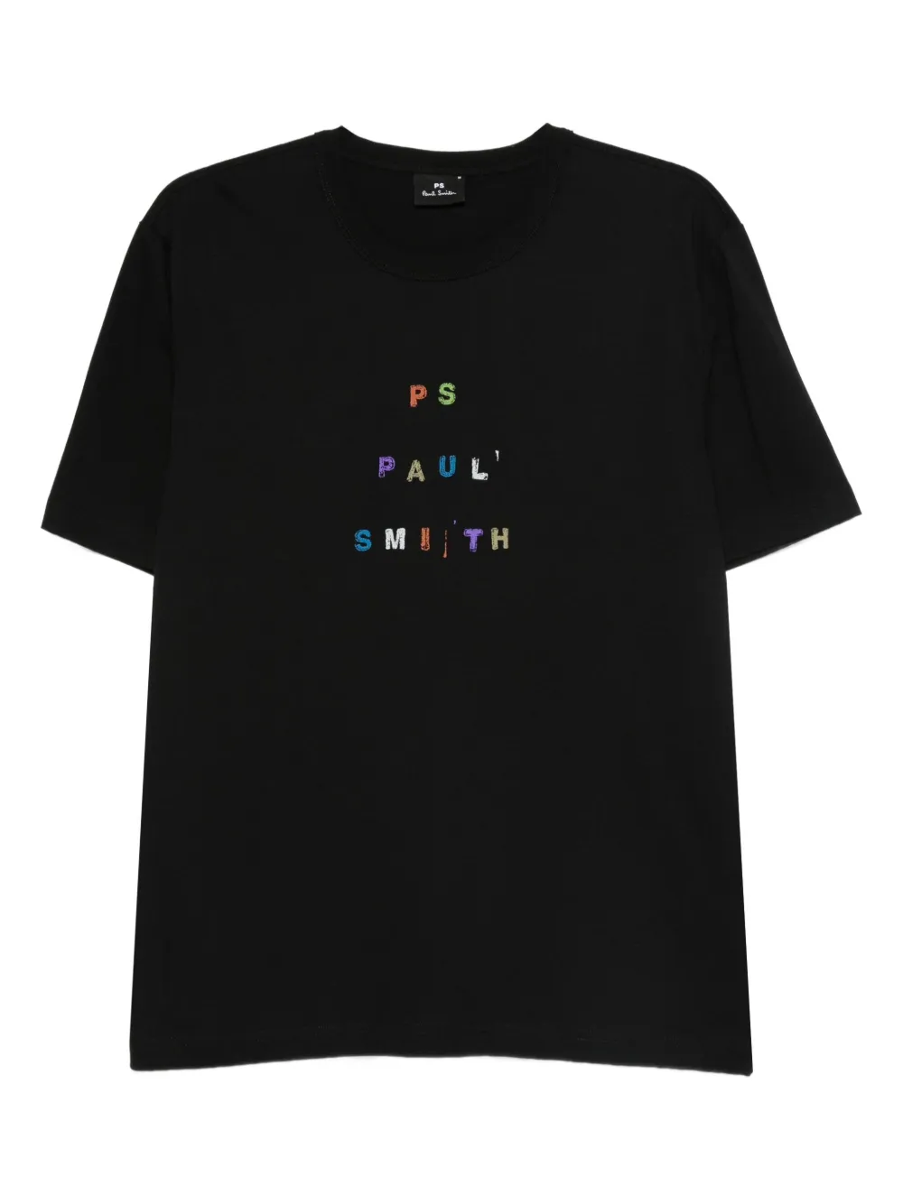 Футболка с вышитым логотипом PS Paul Smith, черный 
Футболка с вышитым логотипом PS Paul Smith, черный