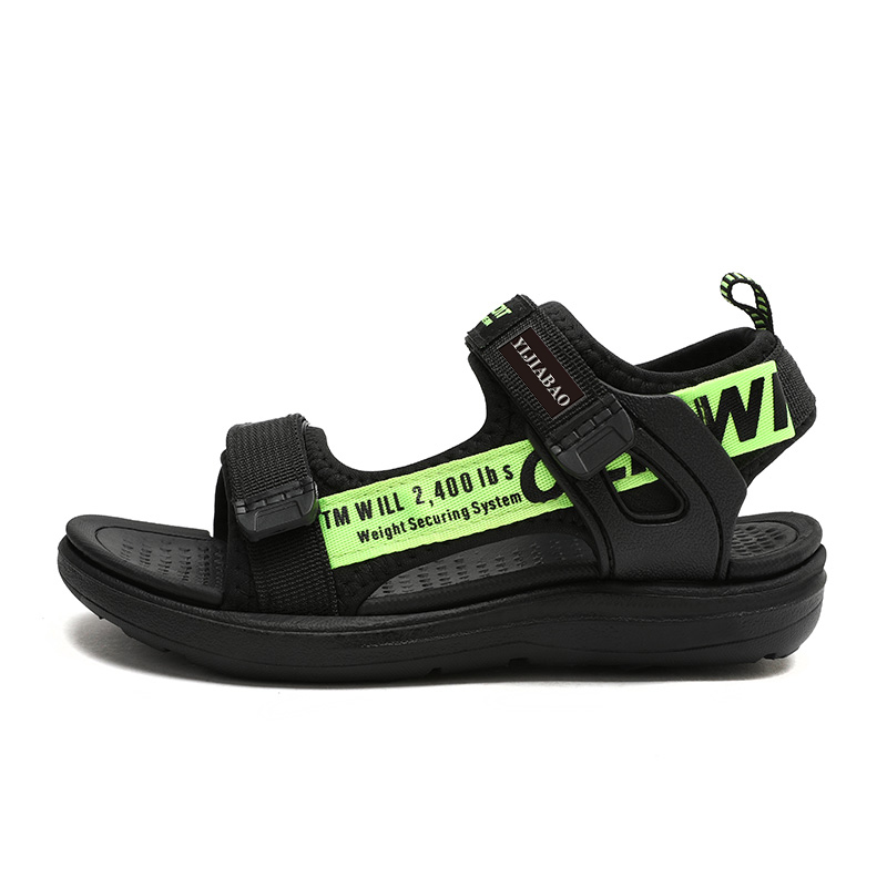 Нескользящие, дышащие, легкие, амортизирующие сандалии с низким верхом для детей Yi Jiabao, черный/зеленый
Нескользящие, дышащие, легкие, амортизирующие сандалии с низким верхом для детей Yi Jiabao, черный/зеленый