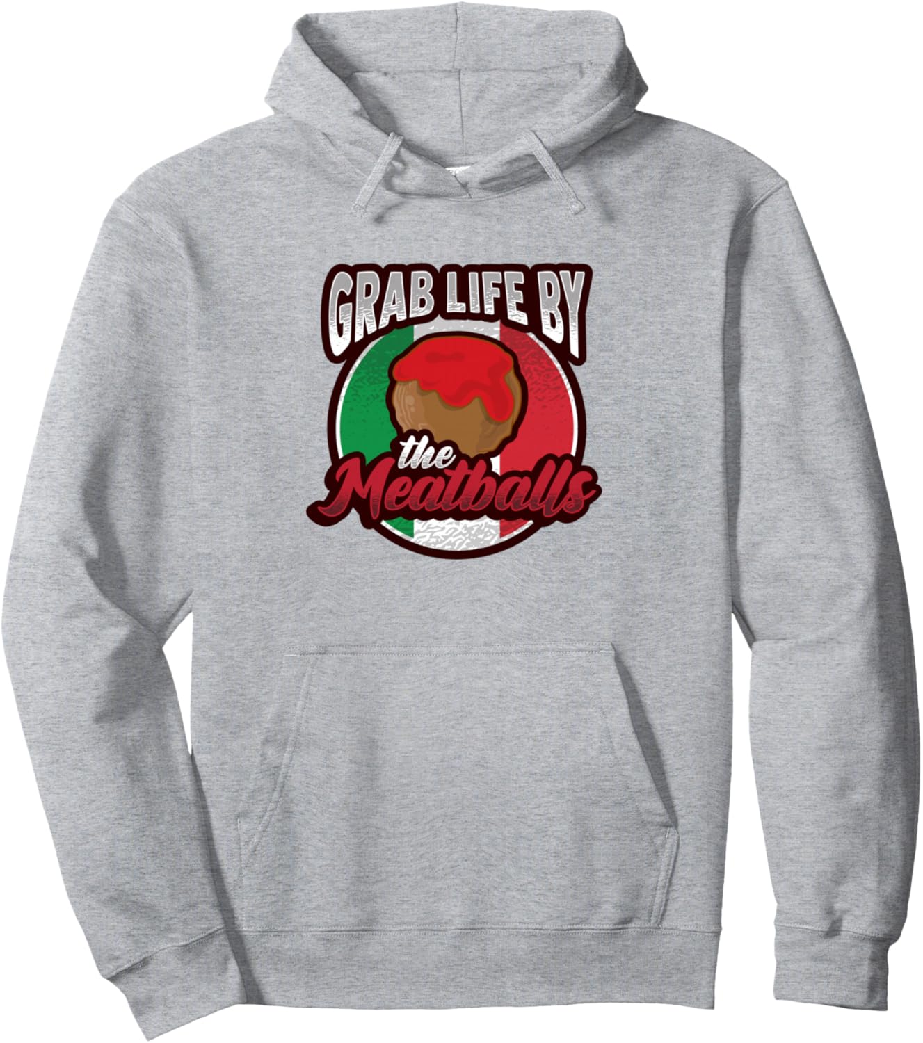 Худи с дизайном в виде итальянских фрикаделек для любителей итальянской кухни Italian Meatball Design, серый
Худи с дизайном в виде итальянских фрикаделек для любителей итальянской кухни Italian Meatball Design, серый