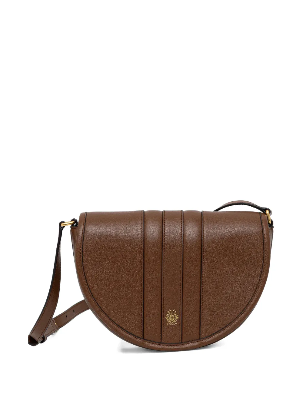 Кожаная сумка через плечо с логотипом Bally, коричневый
Кожаная сумка через плечо с логотипом Bally, коричневый