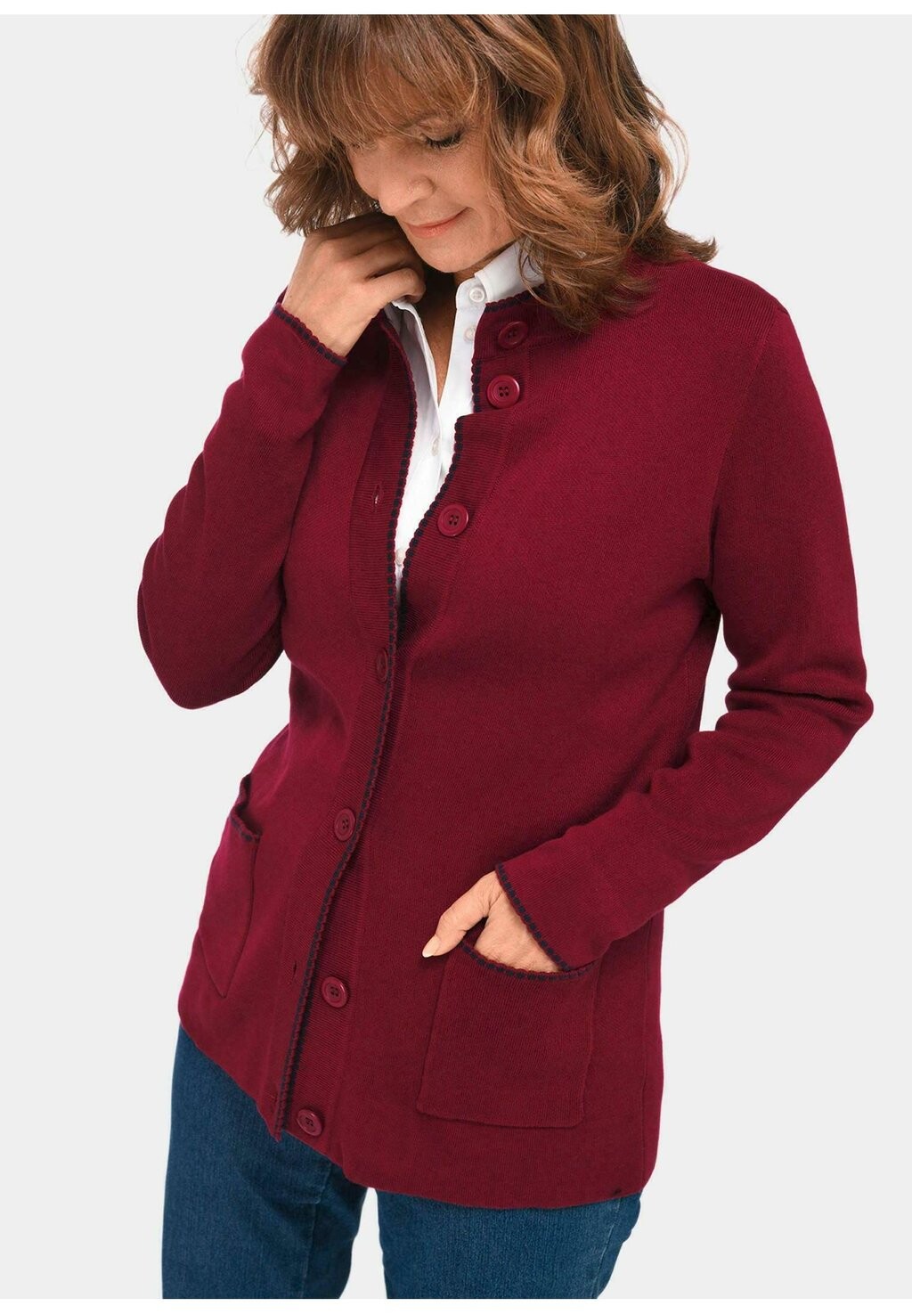 Кардиган GOLDNER, темно-красный
Кардиган GOLDNER, темно-красный