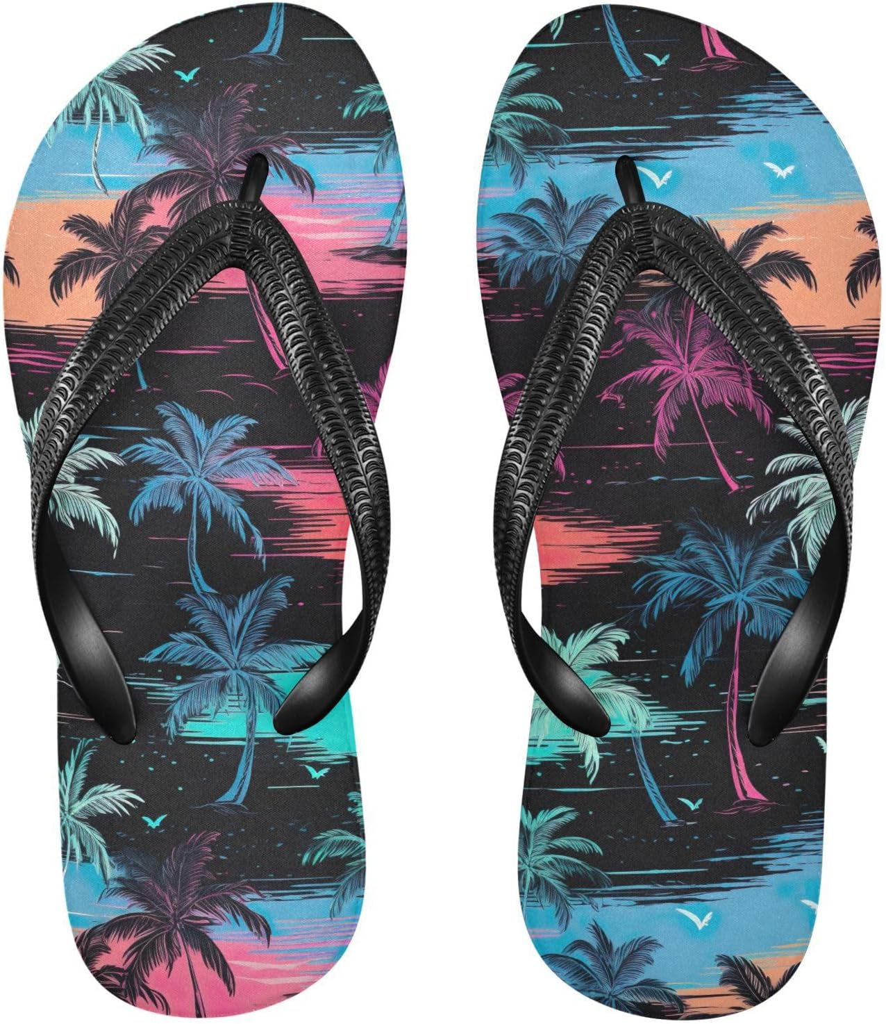 Шлепанцы для пляжа, душа, резиновые нескользящие летние тапочки для ходьбы, обувь для мужчин и женщин Sinestour, Colorful Palm Trees
Шлепанцы для пляжа, душа, резиновые нескользящие летние тапочки для ходьбы, обувь для мужчин и женщин Sinestour, Colorful Palm Trees