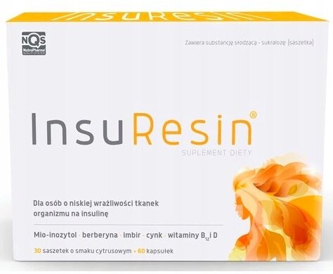INSURESIN берберин цинк вит. В 30 пакетиков + 60 капсул. Inna marka 
INSURESIN берберин цинк вит. В 30 пакетиков + 60 капсул. Inna marka