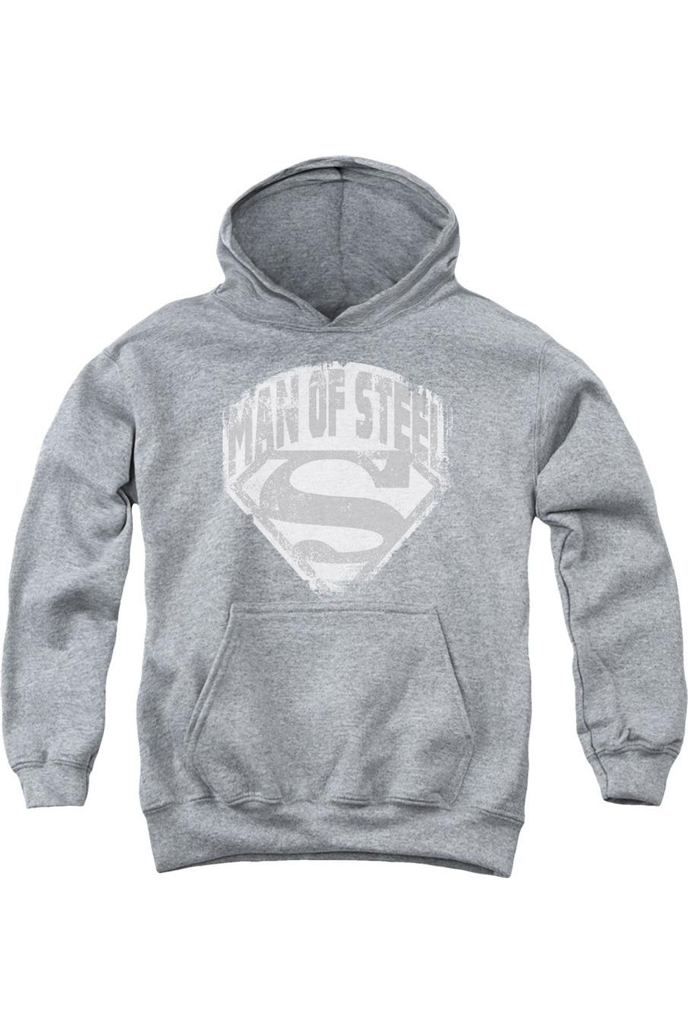 Супермен Человек из стали Щит Молодежная толстовка с капюшоном Gildan, Athletic Heather
Супермен Человек из стали Щит Молодежная толстовка с капюшоном Gildan, Athletic Heather