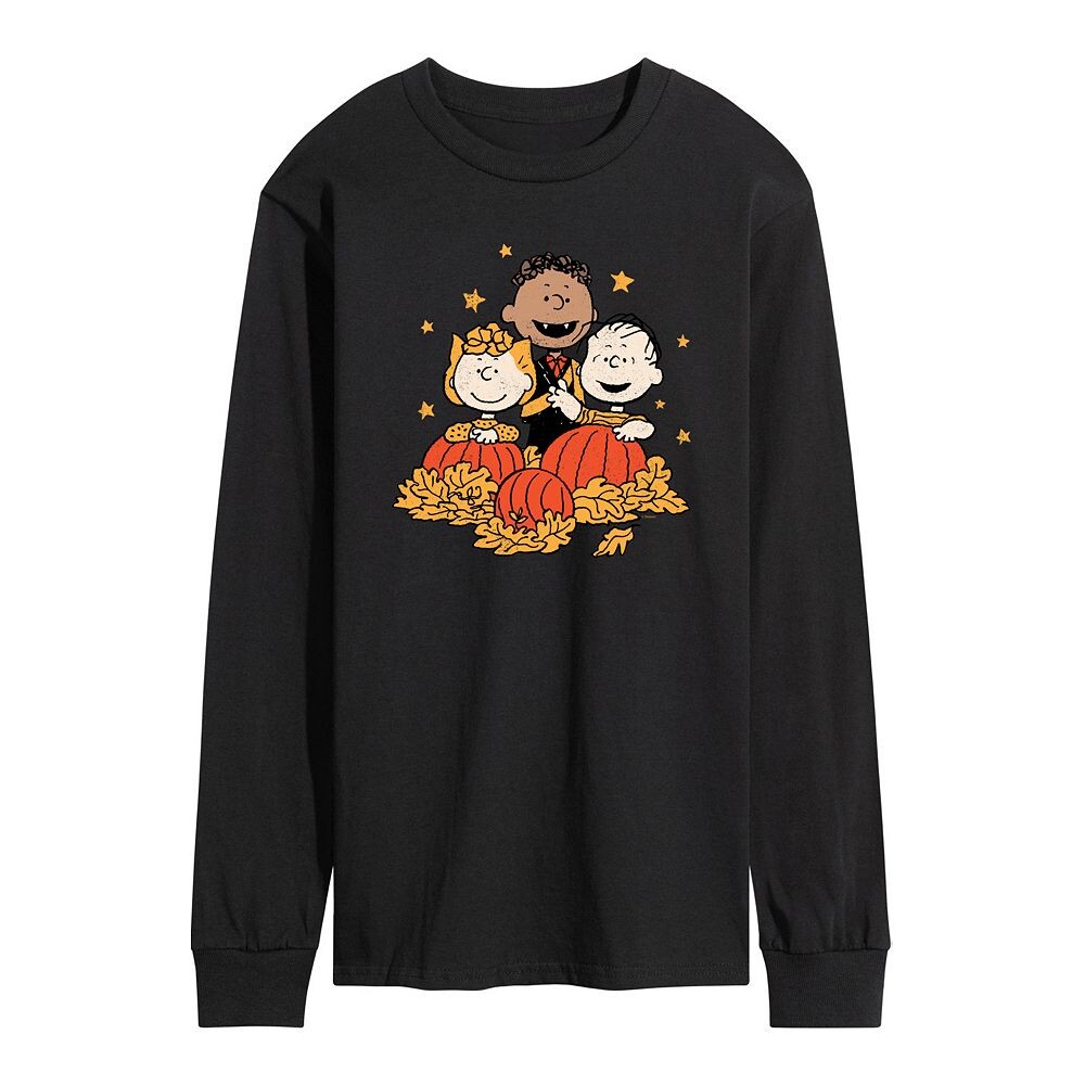 Мужская футболка с длинными рукавами и рисунком Peanuts Pumpkin Trio Licensed Character, черный
Мужская футболка с длинными рукавами и рисунком Peanuts Pumpkin Trio Licensed Character, черный