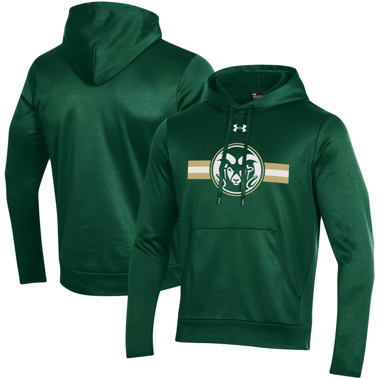 Мужской зеленый флисовый пуловер с капюшоном и логотипом Colorado State Rams Under Armour
Мужской зеленый флисовый пуловер с капюшоном и логотипом Colorado State Rams Under Armour