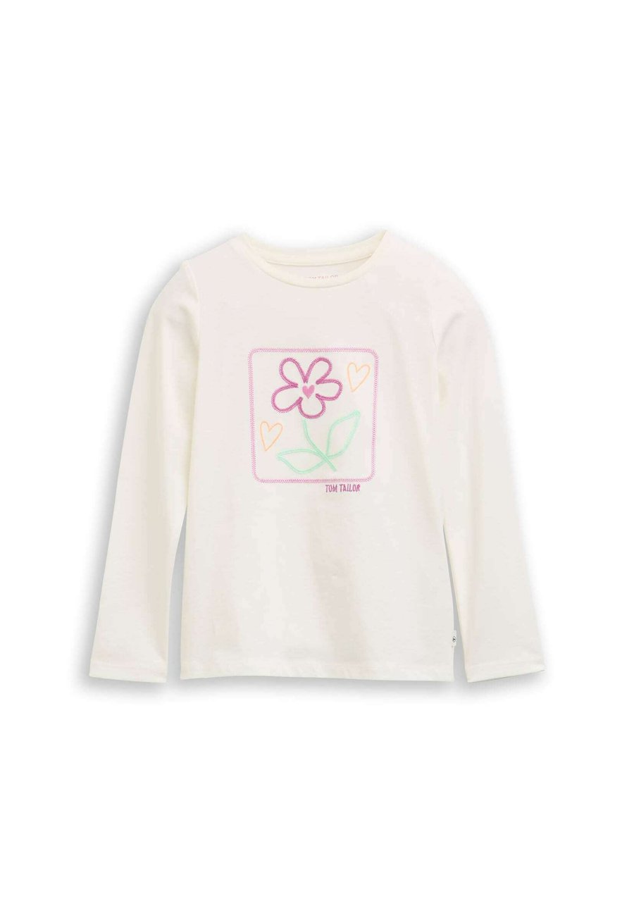 Топ TOM TAILOR LANGARM MIT STICKEREI, Wool White/White
Топ TOM TAILOR LANGARM MIT STICKEREI, Wool White/White