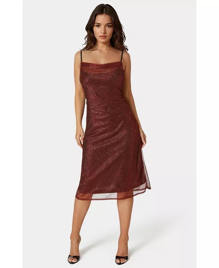 Женское плиссированное платье-хомут миди - XLarge, красное Bebe, красный
Женское плиссированное платье-хомут миди - XLarge, красное Bebe, красный