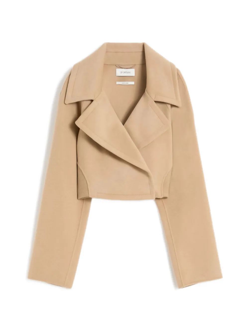 Укороченный пиджак с объемными лацканами Max Mara, бежевый
Укороченный пиджак с объемными лацканами Max Mara, бежевый