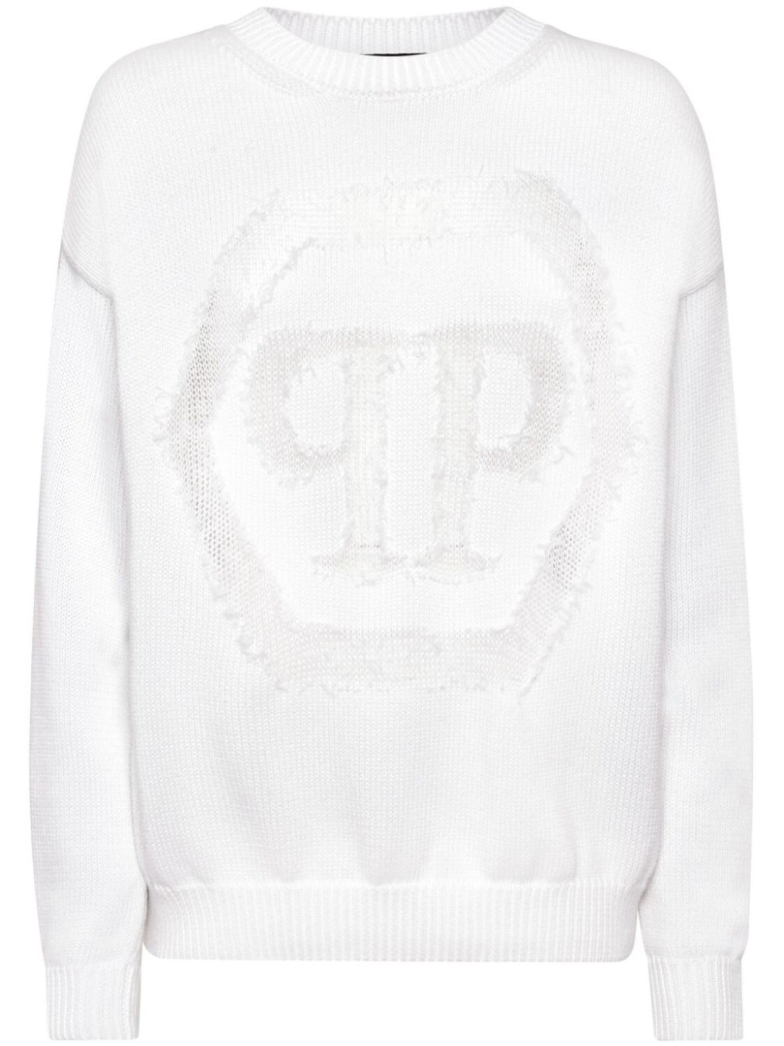 Свитер с логотипом Philipp Plein, белый
Свитер с логотипом Philipp Plein, белый