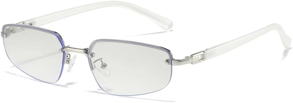 Солнцезащитные очки с защитой UV400 | Без оправы, линзы «кошачий глаз», прозрачные линзы цвета «океан» | для женщин и мужчин, для занятий спортом на открытом воздухе и вождения DSVIGF, Silver Light Gray
Солнцезащитные очки с защитой UV400 | Без оправы, линзы «кошачий глаз», прозрачные линзы цвета «океан» | для женщин и мужчин, для занятий спортом на открытом воздухе и вождения DSVIGF, Silver Light Gray