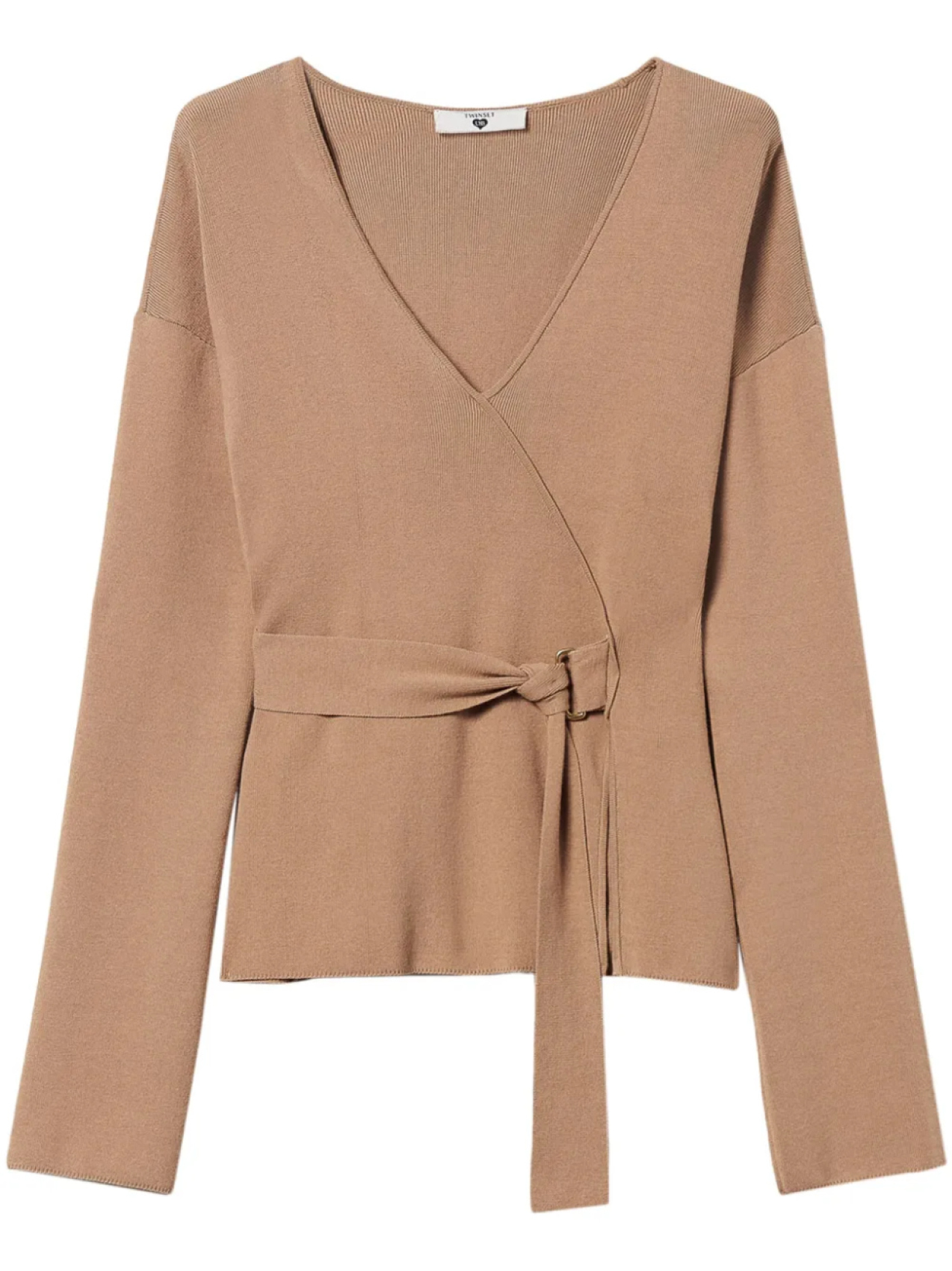 TWINSET блузка с запахом, коричневый
TWINSET блузка с запахом, коричневый