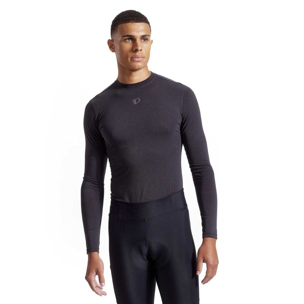 Базовый слой с длинным рукавом Pearl Izumi Transfer Wool Base, серый 
Базовый слой с длинным рукавом Pearl Izumi Transfer Wool Base, серый