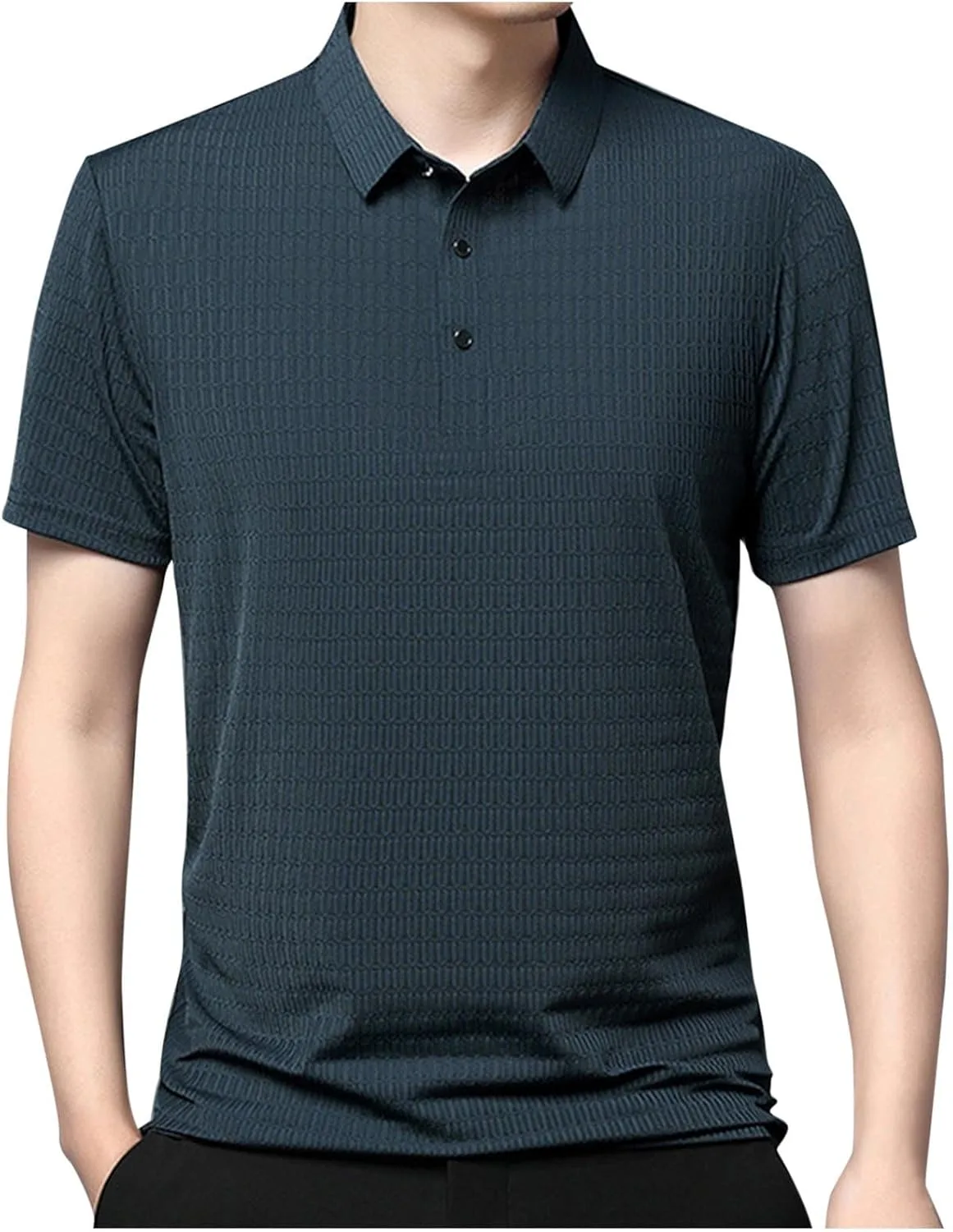 Мужская поло для гольфа с коротким рукавом, влагоотводящая, Slim Fit QUNPIU
Мужская поло для гольфа с коротким рукавом, влагоотводящая, Slim Fit QUNPIU