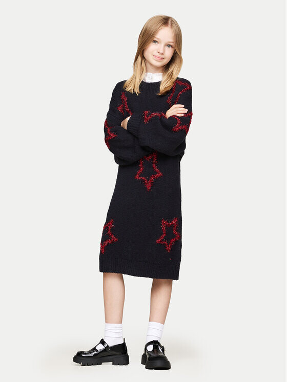 Трикотажное платье свободного кроя Tommy Hilfiger, синий
Трикотажное платье свободного кроя Tommy Hilfiger, синий