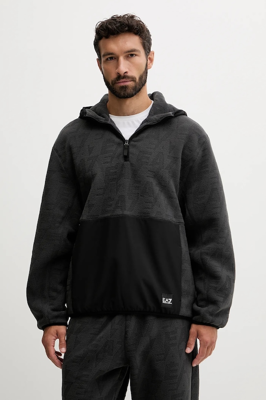 Флисовая толстовка Ea7 Emporio Armani, черный
Флисовая толстовка Ea7 Emporio Armani, черный
