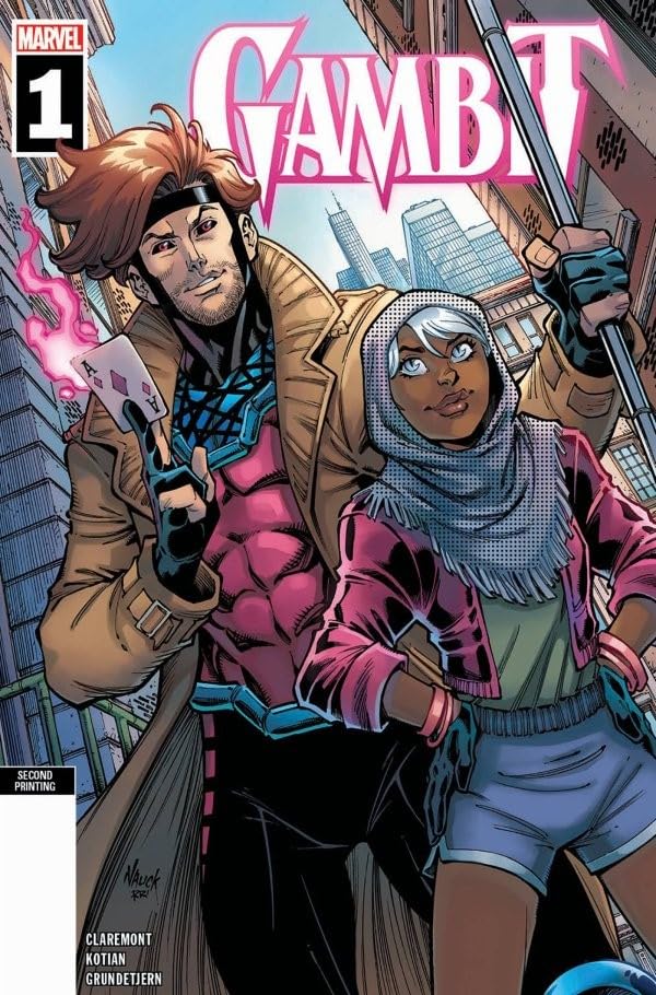 Gambit #1 Todd Nauck 2nd Printing Main Cover with Rated Comics Acrylic Backer (Rated Comics)
Gambit #1 Todd Nauck 2nd Printing Main Cover with Rated Comics Acrylic Backer (Rated Comics)