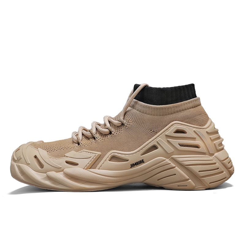 King Jinmai Кроссовки мужские высокие повседневные на легкой амортизирующей подошве коричневые, цвет Brown
King Jinmai Кроссовки мужские высокие повседневные на легкой амортизирующей подошве коричневые, цвет Brown