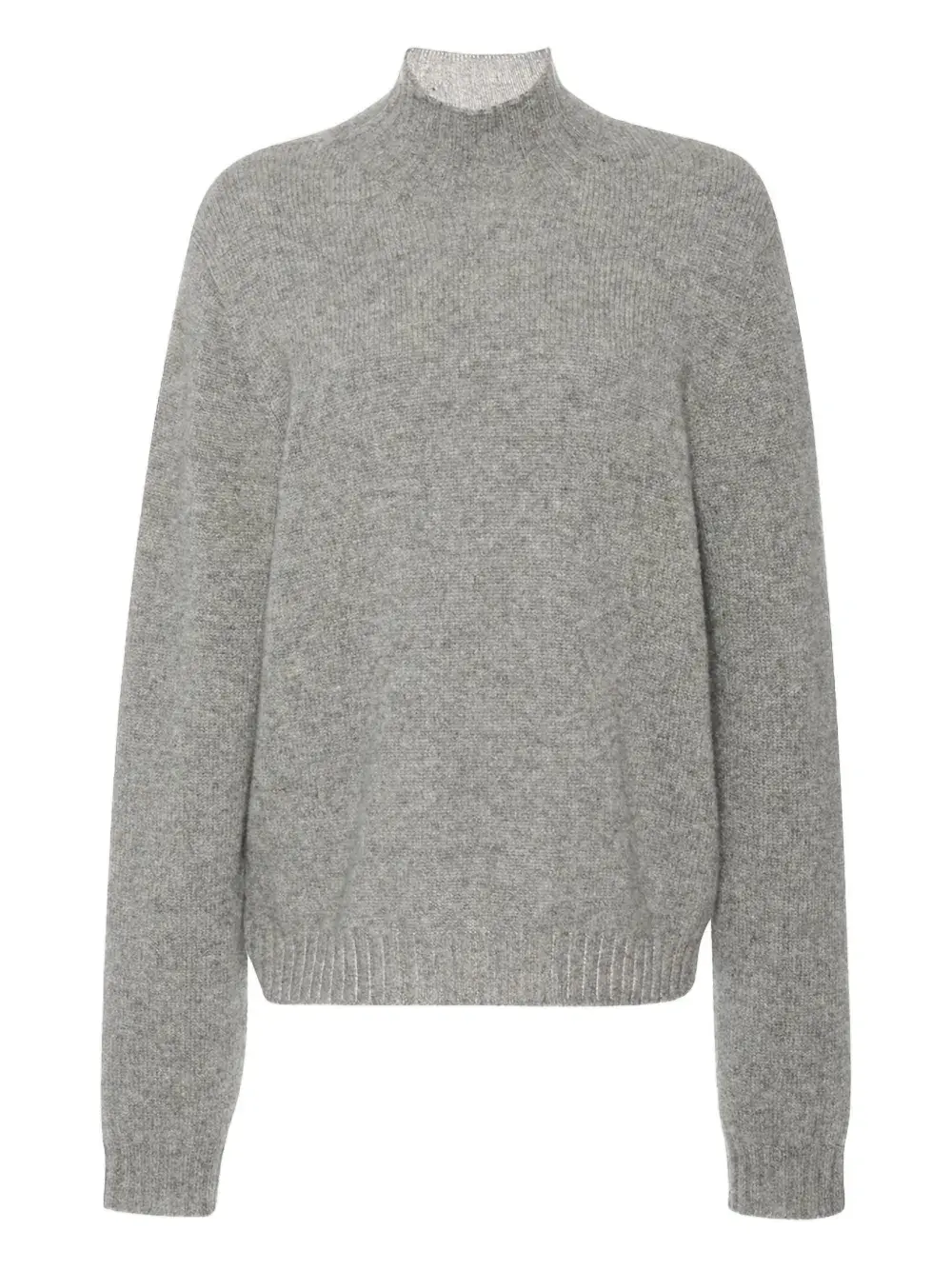 Кашемировый джемпер с высоким воротником THE ROW, серый
Кашемировый джемпер с высоким воротником THE ROW, серый
