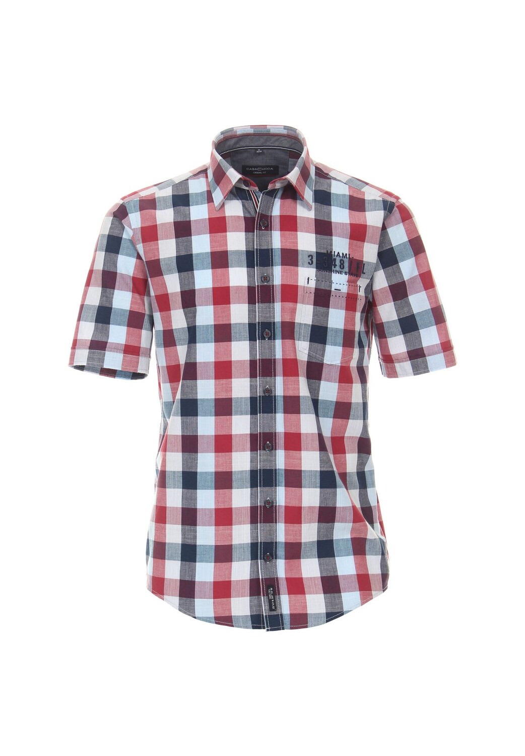 Мужская повседневная рубашка в клетку с короткими рукавами, повседневного кроя CASAMODA, красный
Мужская повседневная рубашка в клетку с короткими рукавами, повседневного кроя CASAMODA, красный
