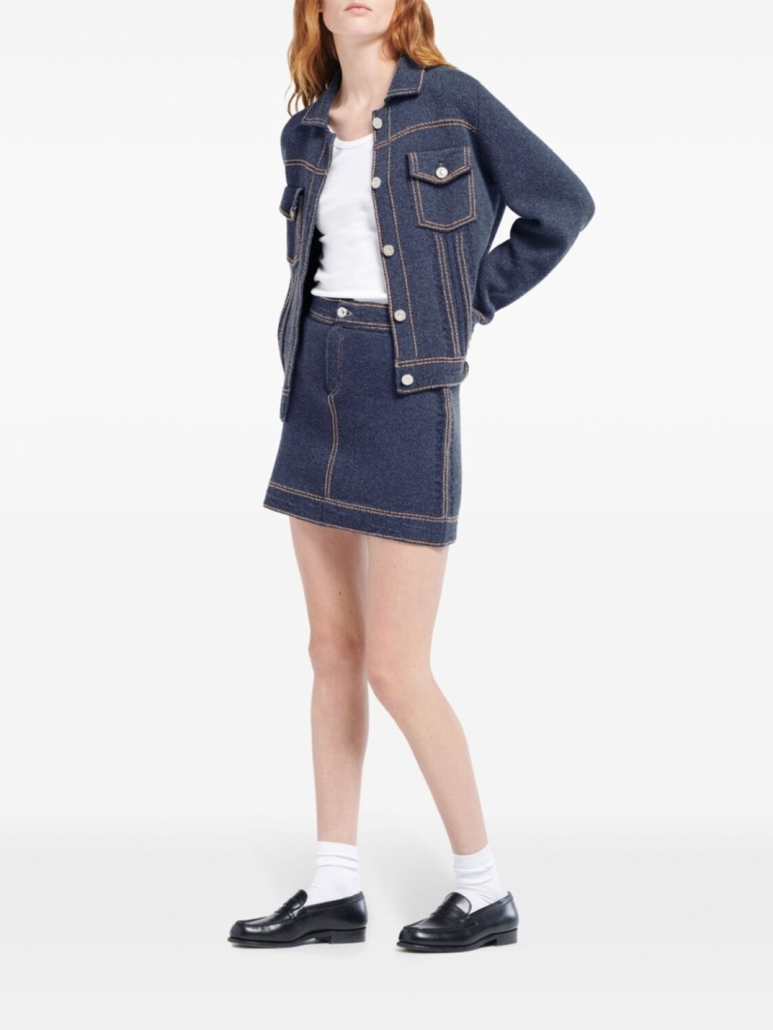 Вязаная юбка мини Barrie, синий
Вязаная юбка мини Barrie, синий