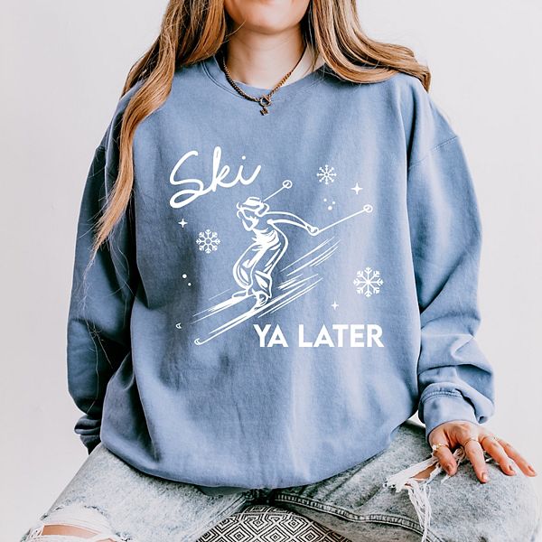Легкий свитшот Ski ya later snowflake для женщин Simply Sage Market, Blue Jean
Легкий свитшот Ski ya later snowflake для женщин Simply Sage Market, Blue Jean