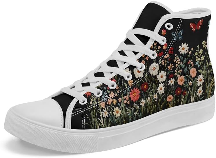 Женские высокие кеды из холщовой ткани AWSOLE с принтом грибов и цветов, мужские кроссовки на шнуровке с плоской подошвой, стильная обувь для пар, белый/черный/красный/зеленый
Женские высокие кеды из холщовой ткани AWSOLE с принтом грибов и цветов, мужские кроссовки на шнуровке с плоской подошвой, стильная обувь для пар, белый/черный/красный/зеленый
