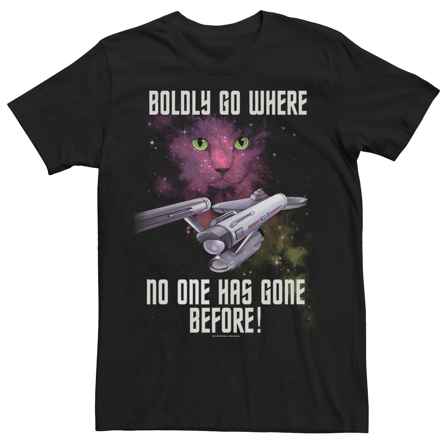 Мужская футболка Star Trek Original Series Boldly Go Cat Licensed Character
Мужская футболка Star Trek Original Series Boldly Go Cat Licensed Character