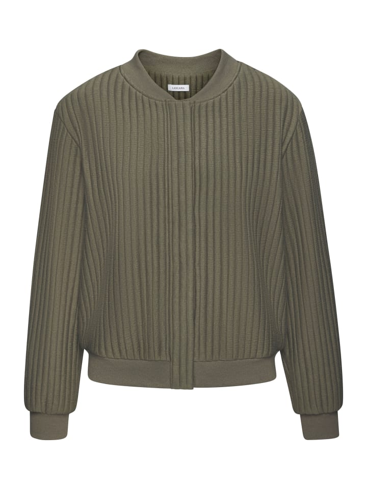 Куртка-бомбер цвета хаки LASCANA
Куртка-бомбер цвета хаки LASCANA