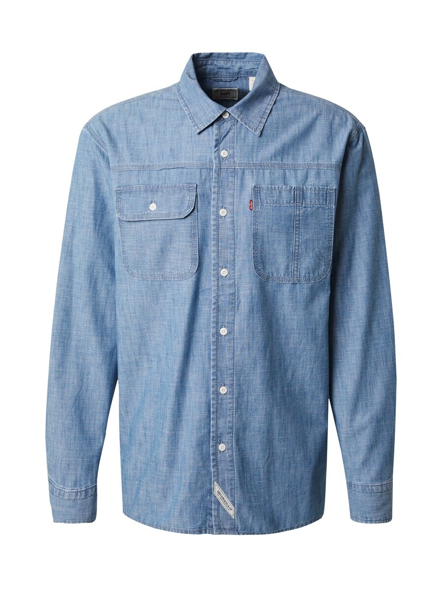 Джинсовая рубашка LEVI'S Regular fit Button Up Shirt LS Auburn Worker, синий деним
Джинсовая рубашка LEVI'S Regular fit Button Up Shirt LS Auburn Worker, синий деним