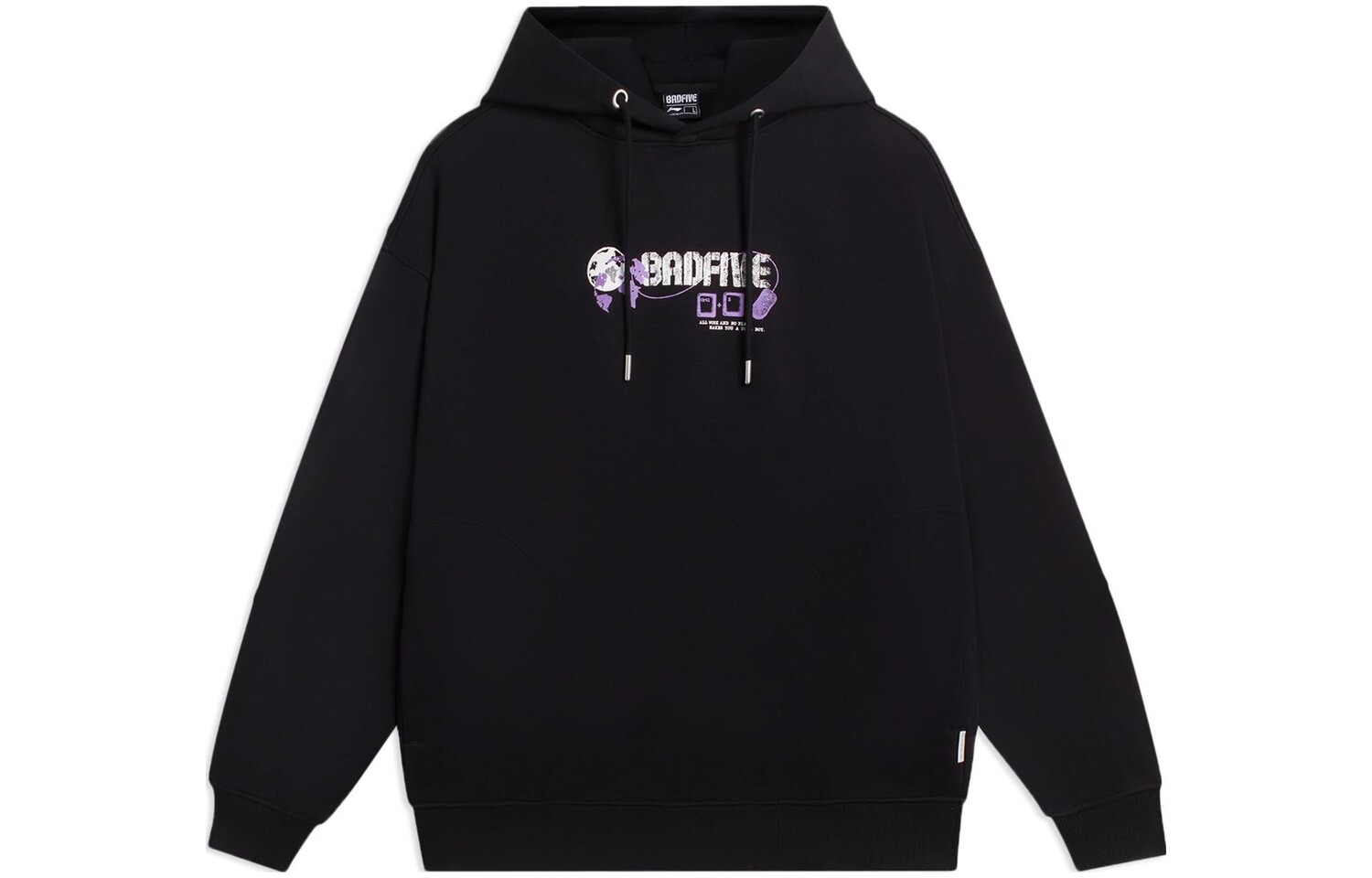 Li Ning Толстовка унисекс с подкладкой, Черный
Li Ning Толстовка унисекс с подкладкой, Черный