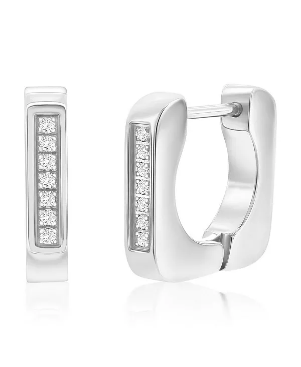 Серьги-Хагге из нержавеющей стали или позолоченные позолотой с U-образным фианитами Metallo, silver
Серьги-Хагге из нержавеющей стали или позолоченные позолотой с U-образным фианитами Metallo, silver