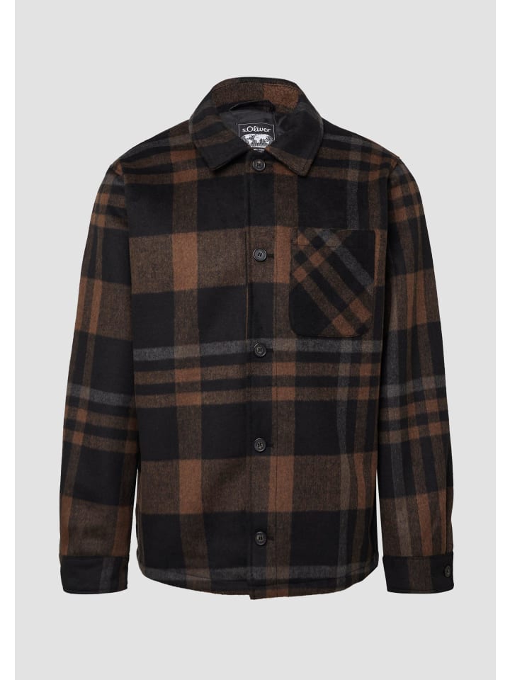 Демисезонная куртка s.Oliver, коричневый 
Демисезонная куртка s.Oliver, коричневый